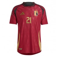 Camisa de time de futebol Bélgica Timothy Castagne #21 Replicas 1º Equipamento Europeu 2024 Manga Curta